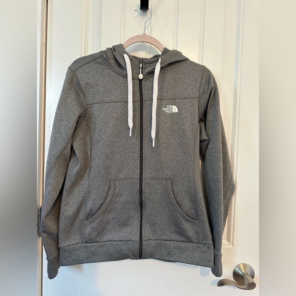 The North Face Fave-Our-Ite Full-Zip Hooded Sweatshirt - Women's Gray Size M